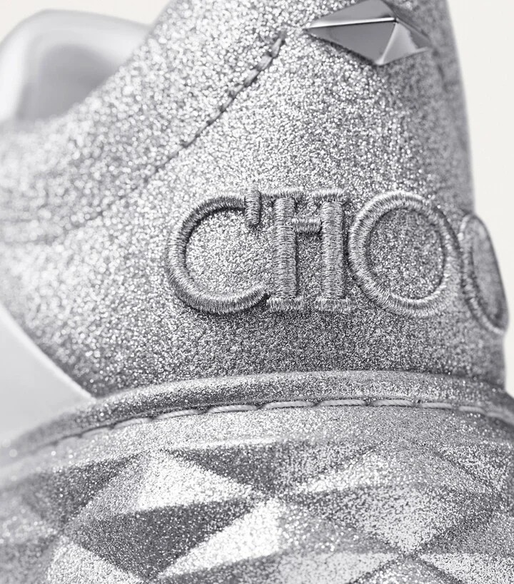 Jimmy Choo Diamond Maxi Leather Sneakers - Image 6