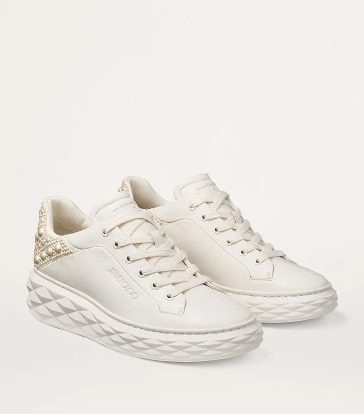 Jimmy Choo Diamond Maxi Low-Top Sneakers - Image 4