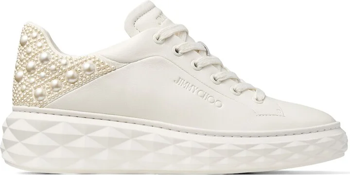 Jimmy Choo Diamond Maxi Low-Top Sneakers