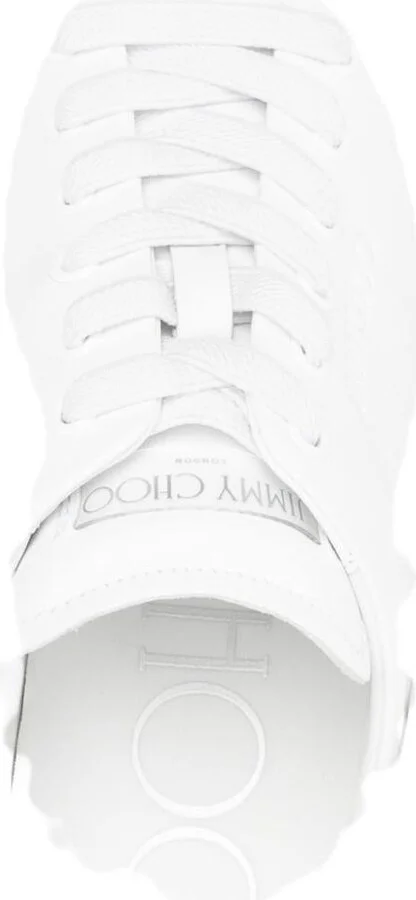 Jimmy Choo Diamond Maxi Pearl Leather Slippers - Image 4