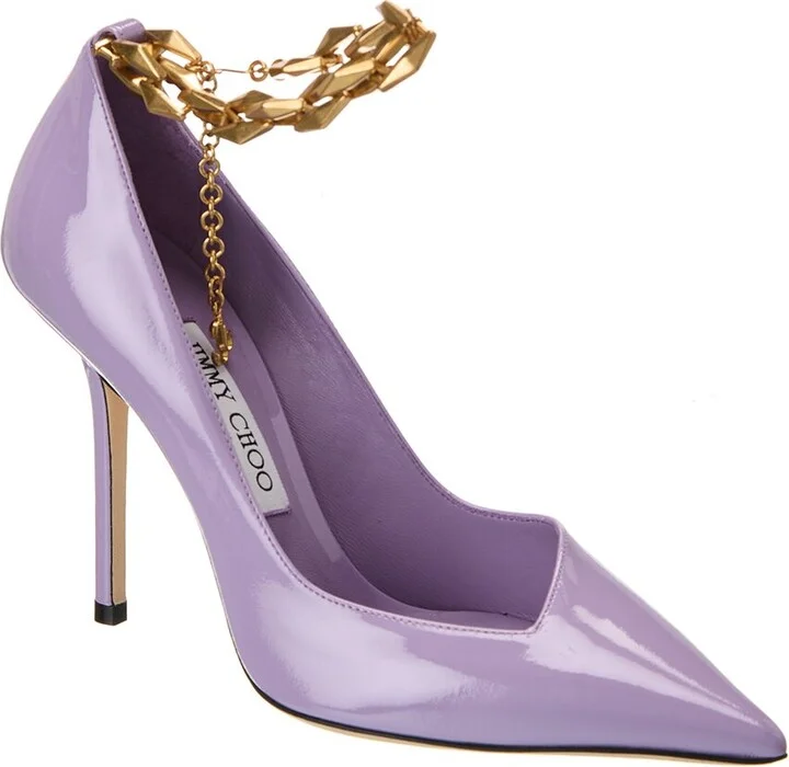 Jimmy Choo Diamond Talura 100 Patent Pump