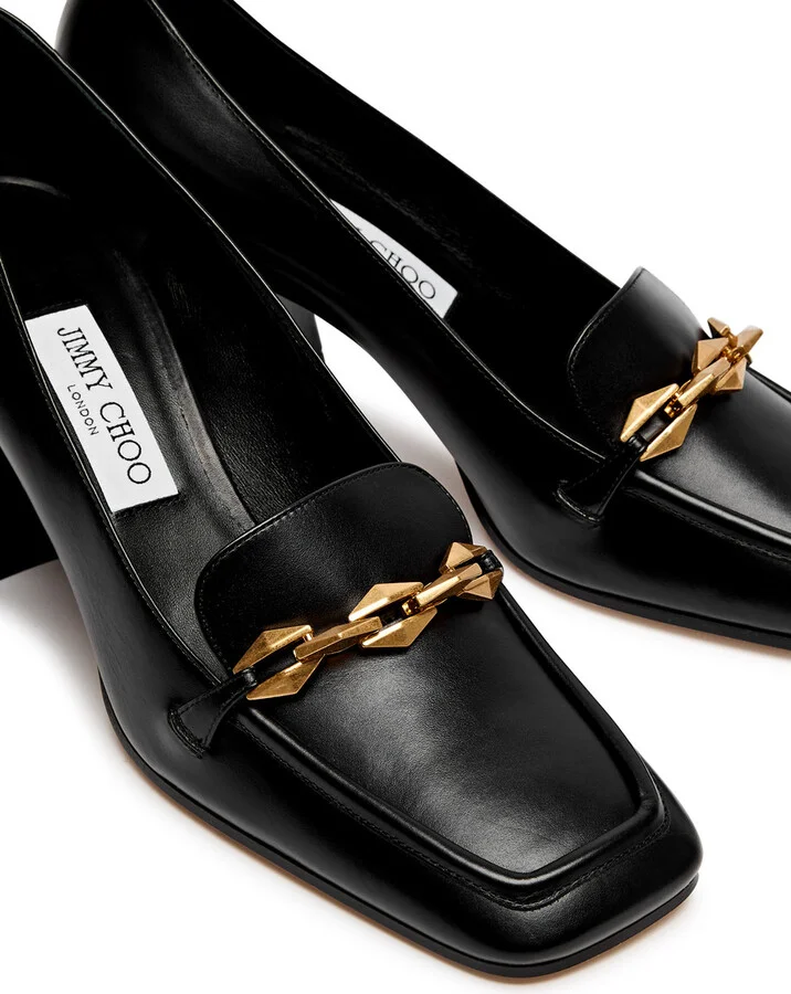 Jimmy Choo Diamond Tilda 65 Leather Pumps - Image 3