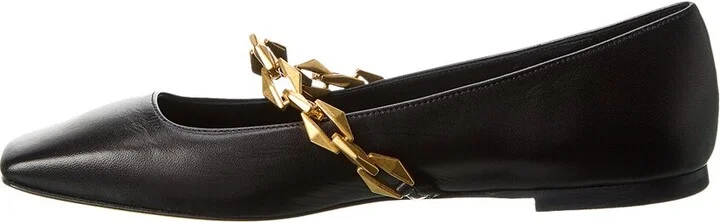 Jimmy Choo Diamond Tilda Leather Flat - Image 2