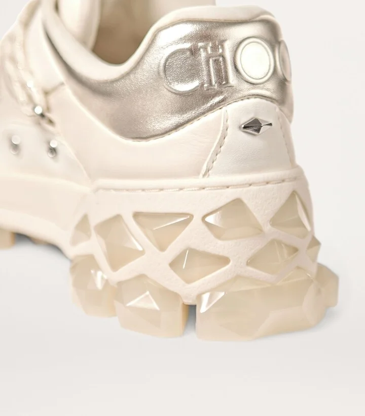 Jimmy Choo Diamond X Leather Sneakers - Image 3