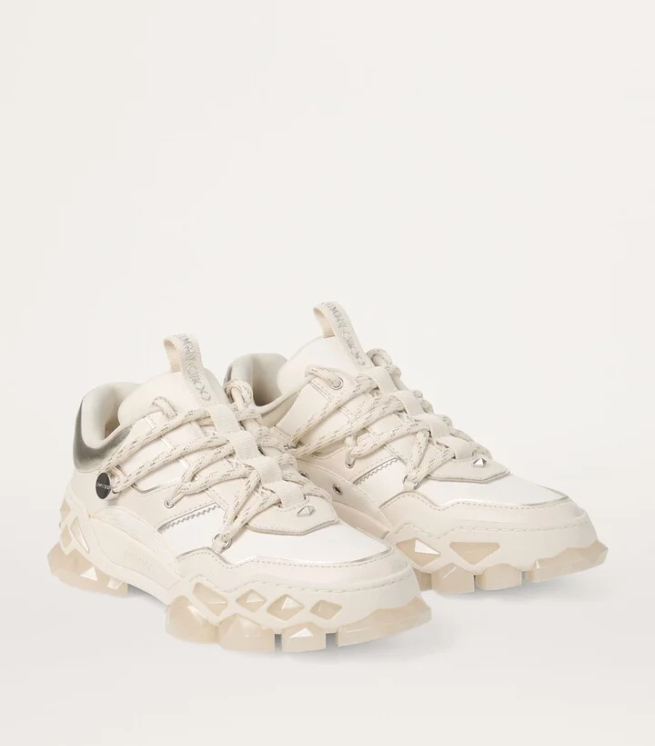 Jimmy Choo Diamond X Leather Sneakers - Image 5