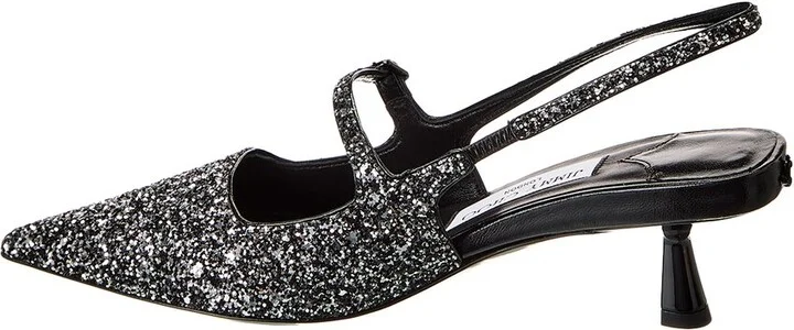 Jimmy Choo Didi 45 Glitter Slingback Pump - Image 2