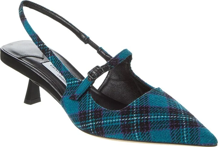 Jimmy Choo Didi 45 Tartan Slingback Pump