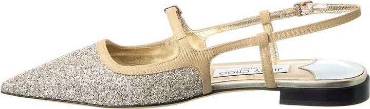 Jimmy Choo Didi Glitter Slingback Flat - Image 2