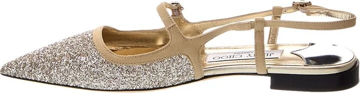 Jimmy Choo Didi Glitter Slingback Flat - Image 2