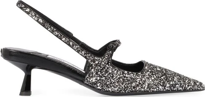 Jimmy Choo Didi Glittery Slingback Pumps
