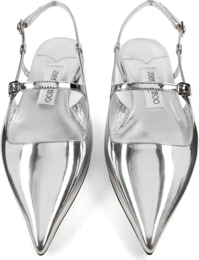 Jimmy Choo Didi Leather Ballet Flats Shoes - Image 4