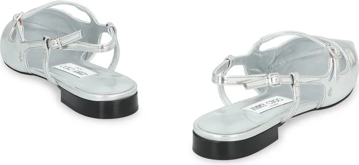 Jimmy Choo Didi Leather Slingback Pumps - Image 4