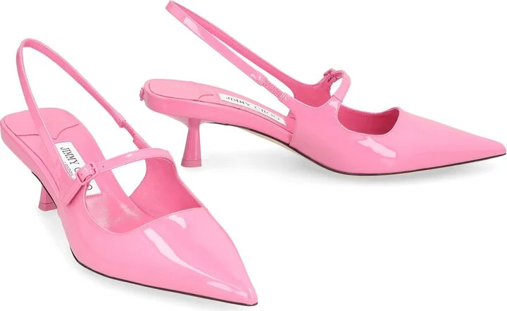 Jimmy Choo Didi Patent Leather Slingback Pumps - Image 3