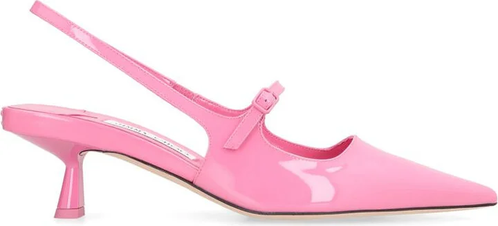 Jimmy Choo Didi Patent Leather Slingback Pumps