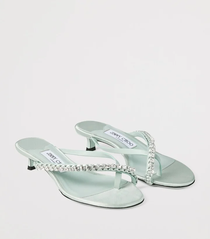Jimmy Choo Dila 35 Leather Heeled Sandals - Image 4
