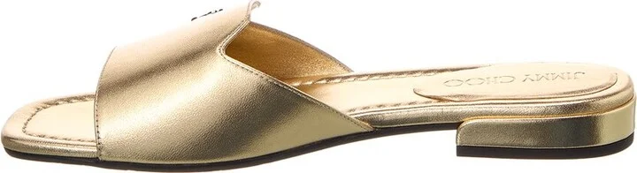 Jimmy Choo Dina Leather Sandal - Image 2
