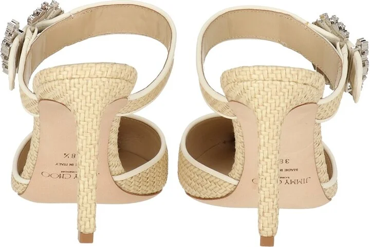 Jimmy Choo Dyana 85 Raffia Mule - Image 2