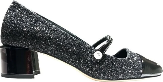 Jimmy Choo Elisa 45 Glitter Pumps