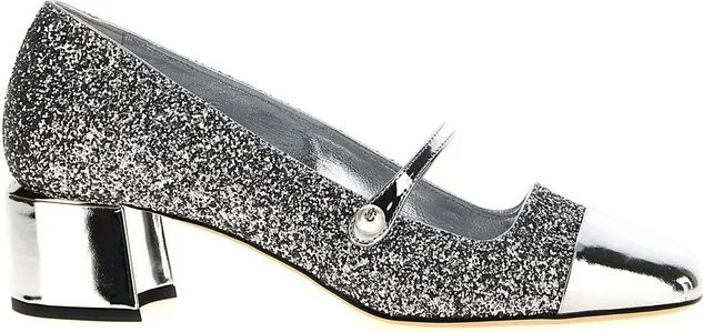 Jimmy Choo Elisa 45 Glitter Pumps