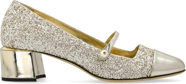 Jimmy Choo Elisa 45 Glitter Pumps