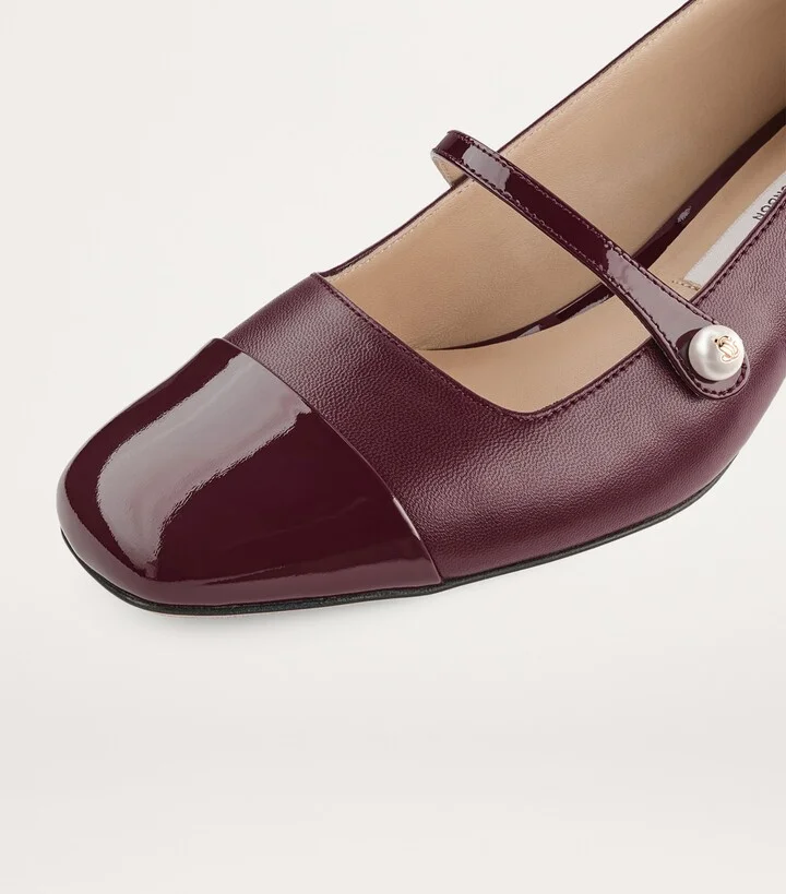 Jimmy Choo Elisa 45 Leather Mary Jane Pumps - Image 5