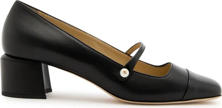 Jimmy Choo Elisa 45 Leather Pumps