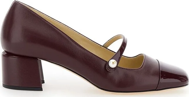 Jimmy Choo Elisa 45 Square-Toe Pumps