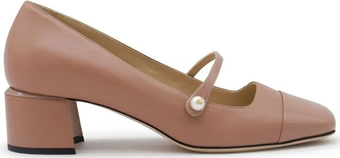 Jimmy Choo Elisa 45 Square-Toe Pumps