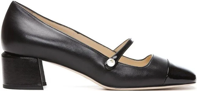 Jimmy Choo Elisa 45 Square-Toe Pumps