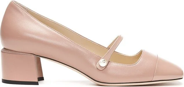 Jimmy Choo Elisa 45 Square-Toe Pumps