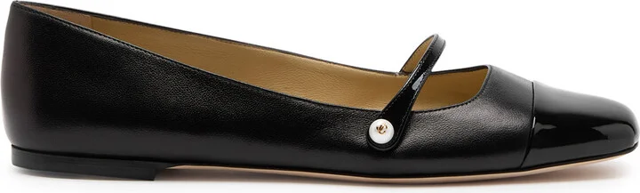 Jimmy Choo Elisa Leather Flats