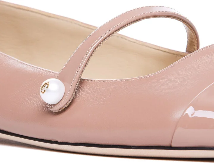 Jimmy Choo Elisa Patent Leather Ballets - Image 3