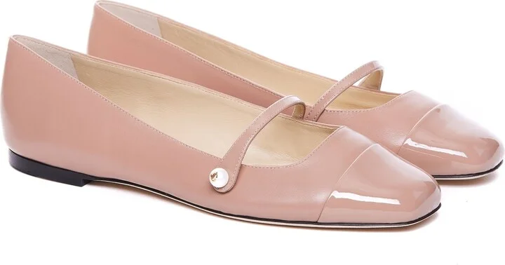 Jimmy Choo Elisa Patent Leather Ballets - Image 4