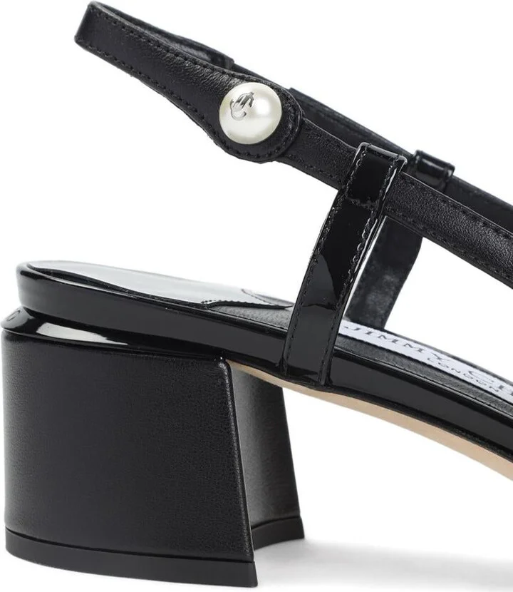 Jimmy Choo Elisa Patent Leather Slingback Pumps - Image 4