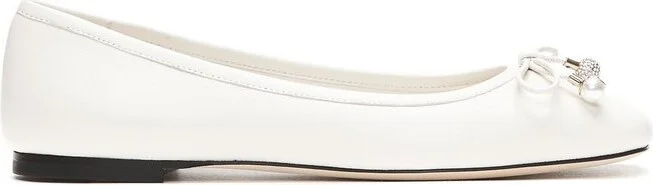 Jimmy Choo Elme Embellished Flat Shoes