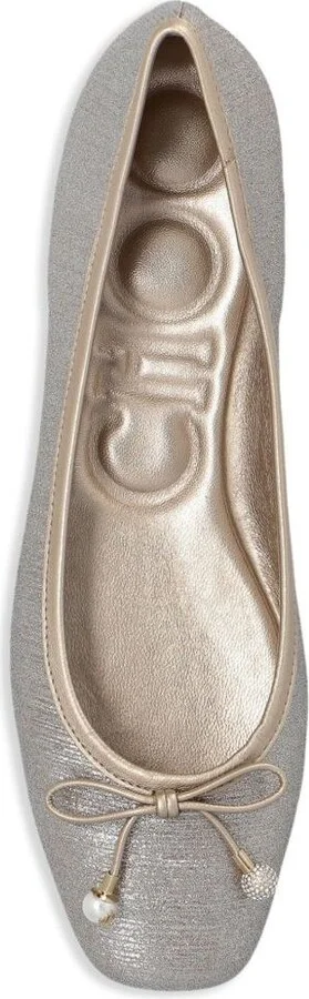 Jimmy Choo Elme Flat Leather Ballet Flats - Image 2