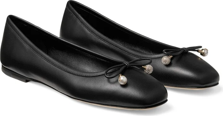 Jimmy Choo Elme Lambskin Ballet Flats - Image 5