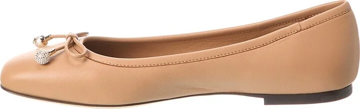 Jimmy Choo Elme Leather Flat - Image 2