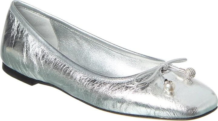 Jimmy Choo Elme Leather Flat