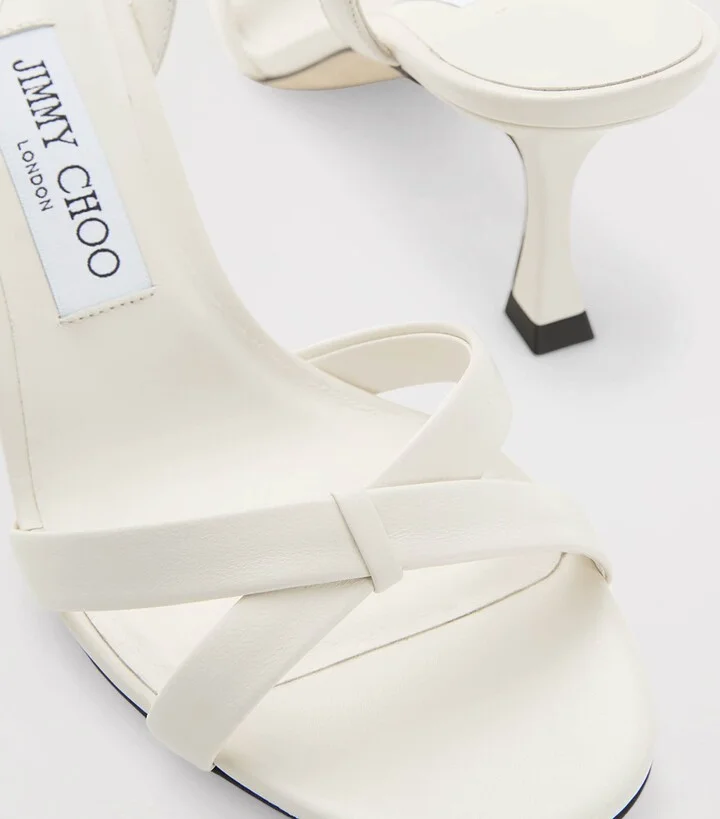 Jimmy Choo Elsy 70 Leather Heeled Sandals - Image 3