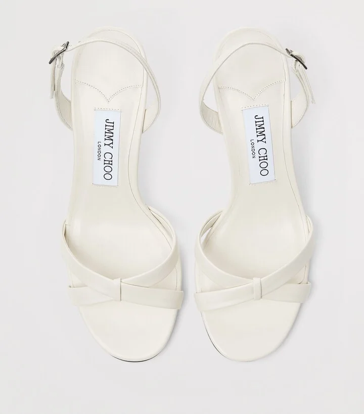 Jimmy Choo Elsy 70 Leather Heeled Sandals - Image 5
