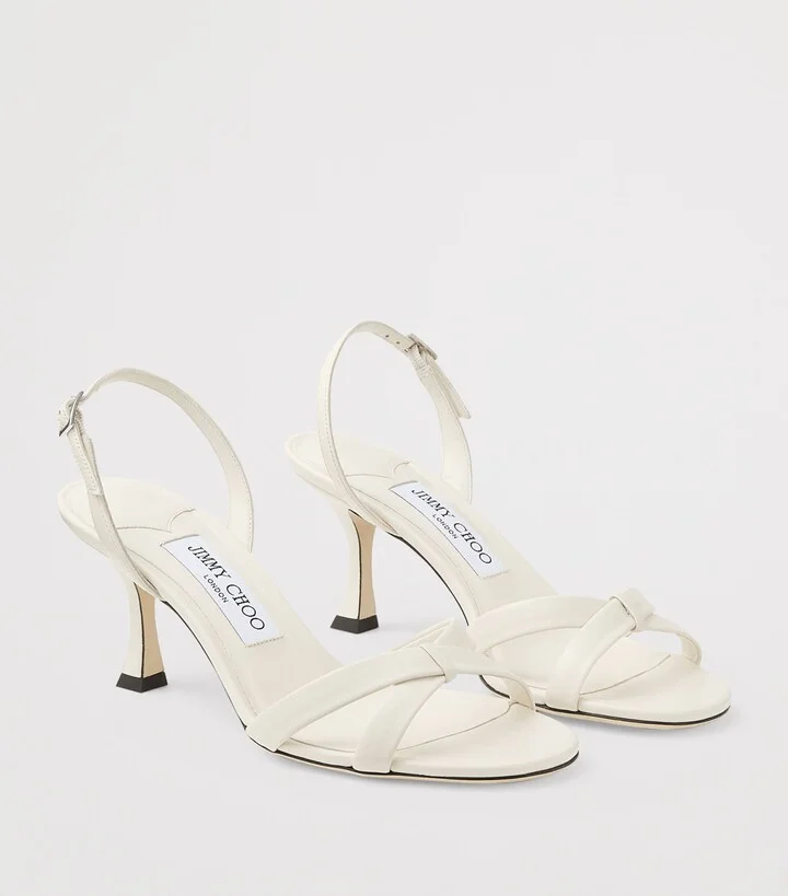Jimmy Choo Elsy 70 Leather Heeled Sandals - Image 6