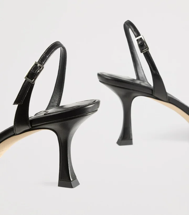 Jimmy Choo Elsy 70 Leather Heeled Sandals - Image 3