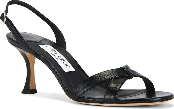 Jimmy Choo Elsy 70 Sandal in Black - Image 2