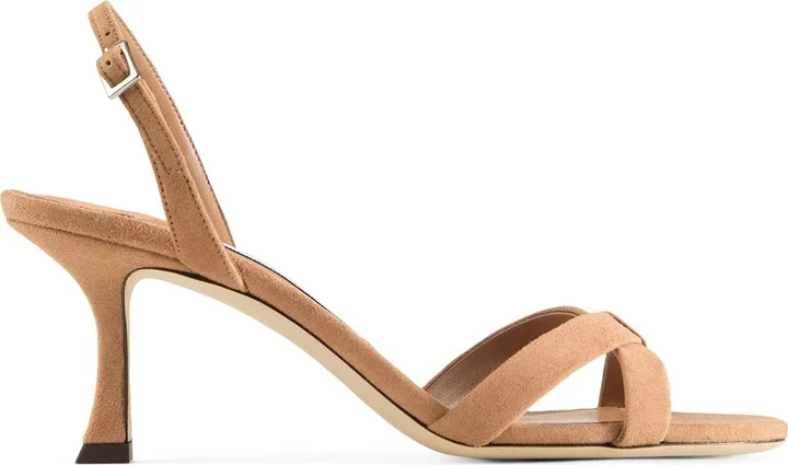 Jimmy Choo Elsy 70 Suede Heeled Sandals