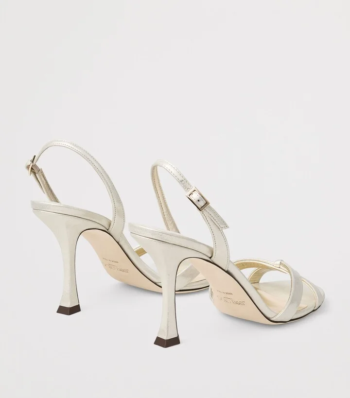 Jimmy Choo Elsy 90 Suede Heeled Sandals - Image 4