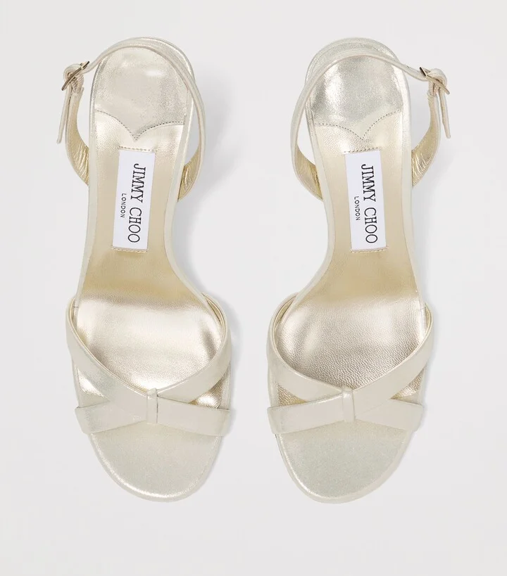 Jimmy Choo Elsy 90 Suede Heeled Sandals - Image 5
