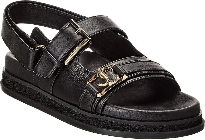 Jimmy Choo Elyn Leather Sandal
