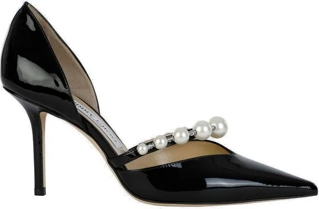 Jimmy Choo Embellished Pointed-Toe Pumps
