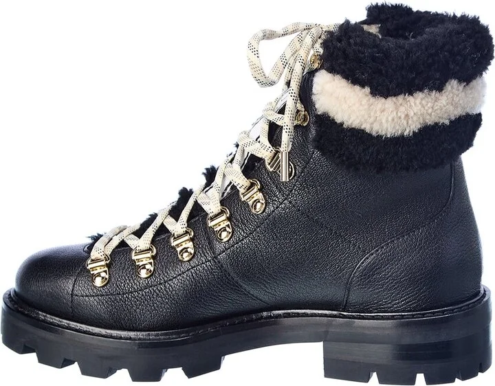 Jimmy Choo Eshe Leather & Shearling Boot - Image 2